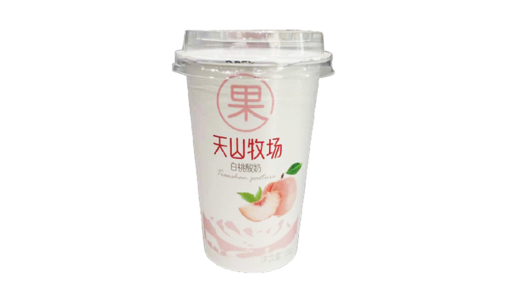 白桃酸奶